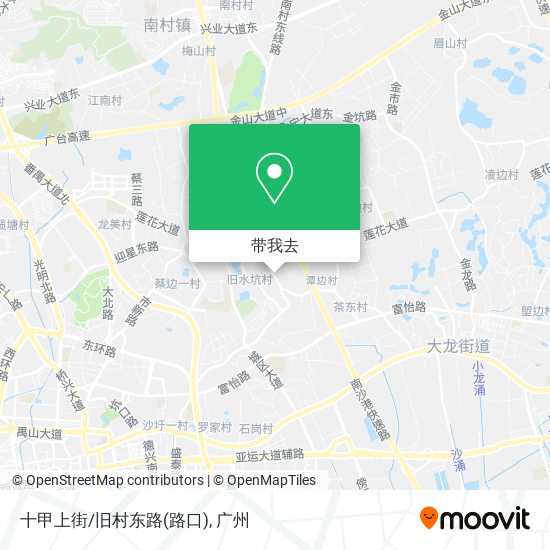 十甲上街/旧村东路(路口)地图