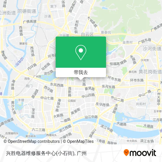 兴胜电器维修服务中心(小石街)地图