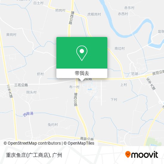 重庆鱼庄(广工商店)地图