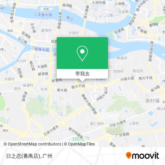 日之恋(番禺店)地图