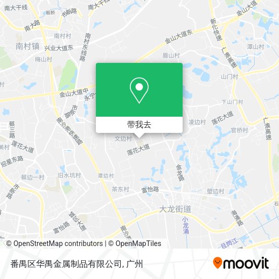 番禺区华禺金属制品有限公司地图