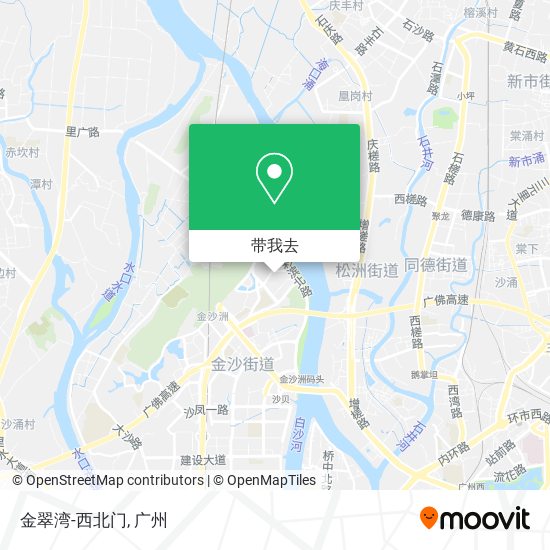 金翠湾-西北门地图