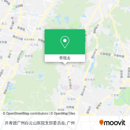 共青团广州白云山医院支部委员会地图