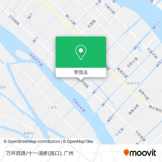 万环西路/十一涌桥(路口)地图