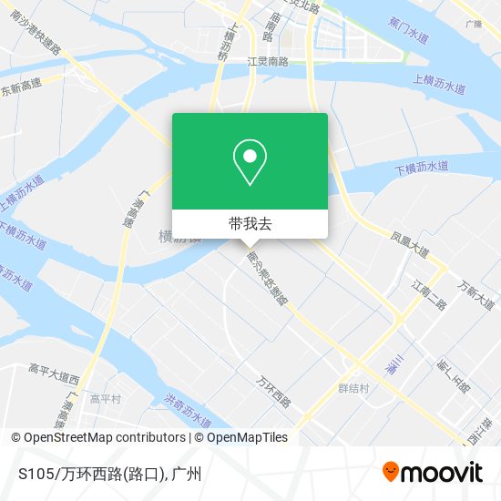 S105/万环西路(路口)地图