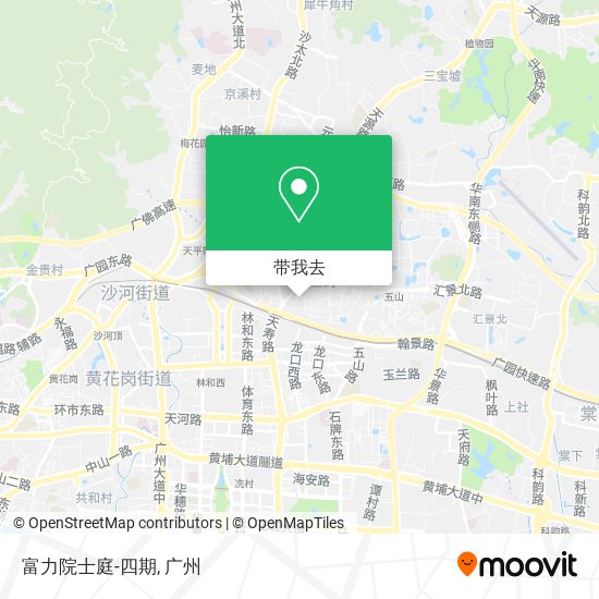 富力院士庭-四期地图