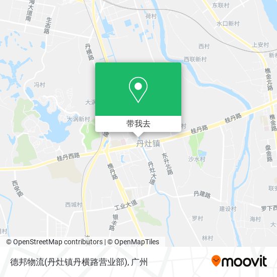 德邦物流(丹灶镇丹横路营业部)地图