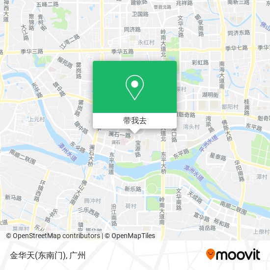 金华天(东南门)地图