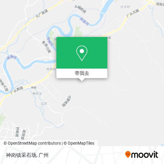 神岗镇采石场地图