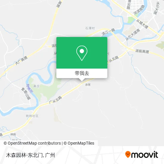 木森园林-东北门地图