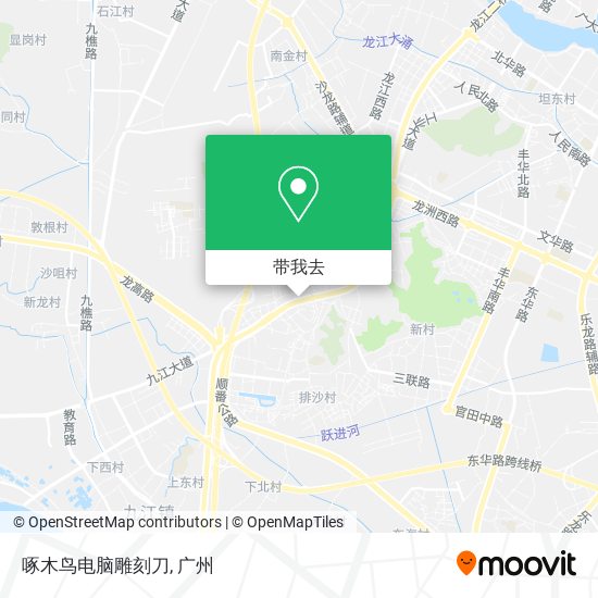 啄木鸟电脑雕刻刀地图