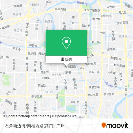 石角塘边街/南桂西路(路口)地图