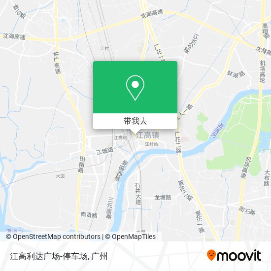 江高利达广场-停车场地图