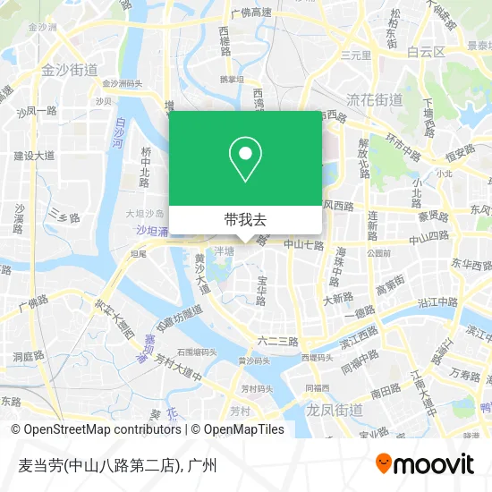 麦当劳(中山八路第二店)地图