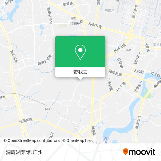 洞庭湘菜馆地图