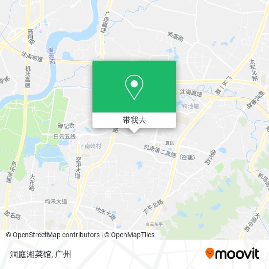 洞庭湘菜馆地图