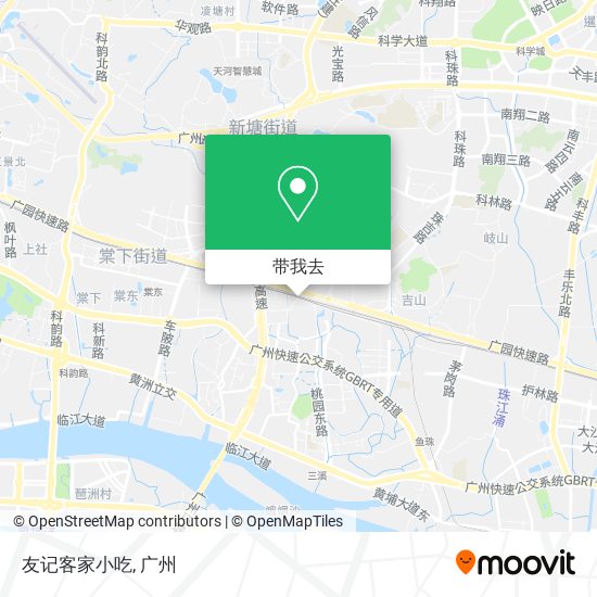 友记客家小吃地图