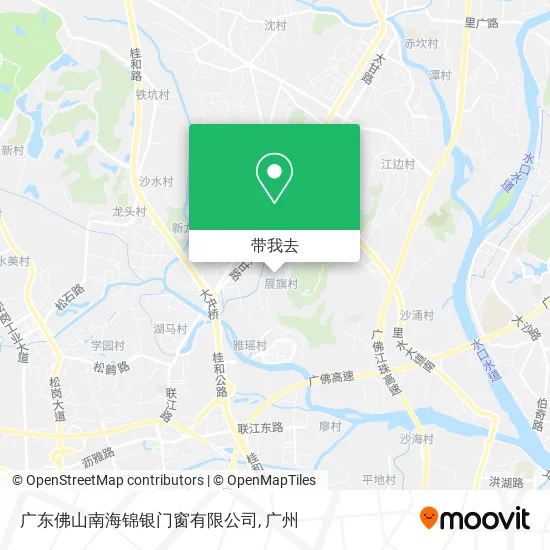 广东佛山南海锦银门窗有限公司地图