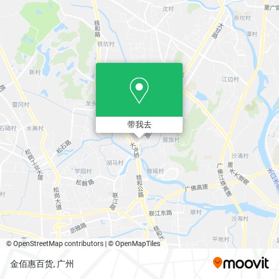 金佰惠百货地图