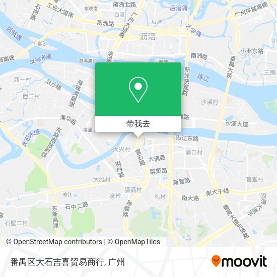 番禺区大石吉喜贸易商行地图