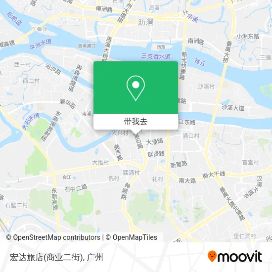 宏达旅店(商业二街)地图