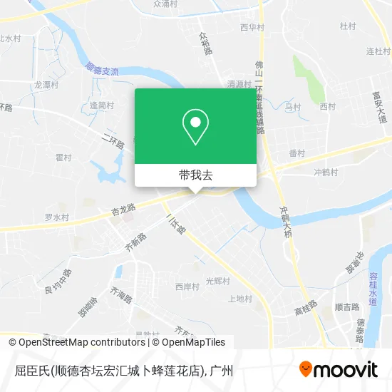 屈臣氏(顺德杏坛宏汇城卜蜂莲花店)地图
