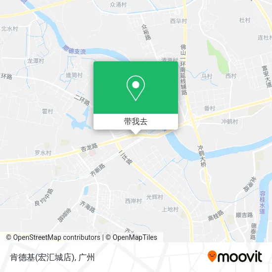 肯德基(宏汇城店)地图
