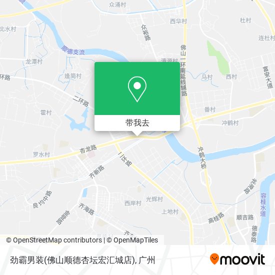 劲霸男装(佛山顺德杏坛宏汇城店)地图