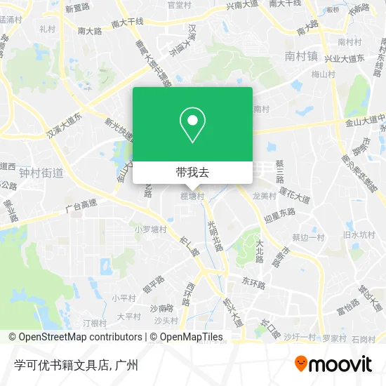 学可优书籍文具店地图