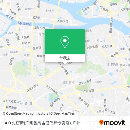 A.O.史密斯(广州番禺吉盛伟邦专卖店)地图
