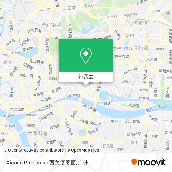 Xiguan Popomian 西关婆婆面地图