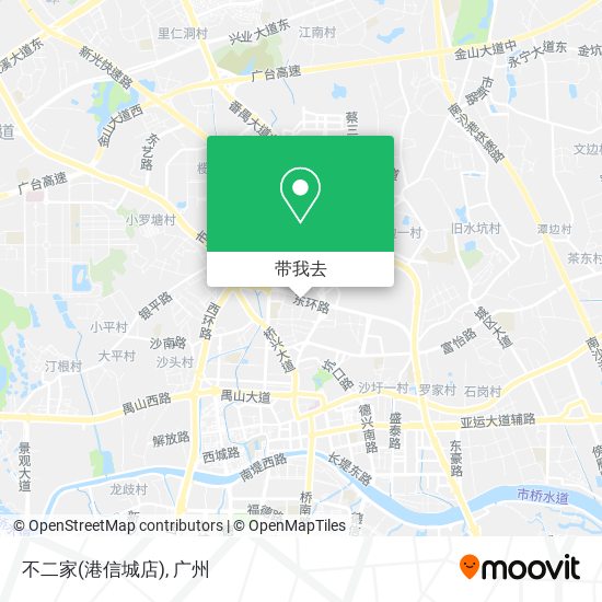 不二家(港信城店)地图