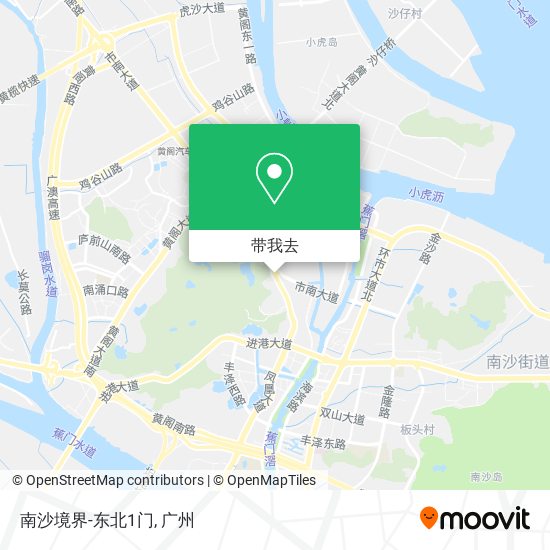南沙境界-东北1门地图