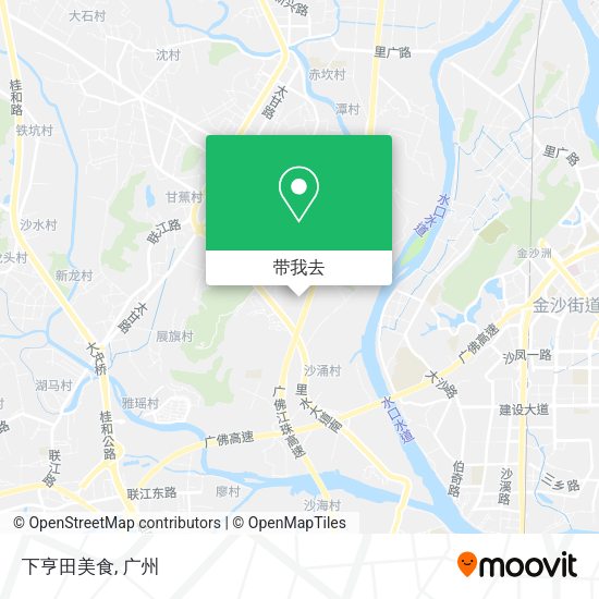 下亨田美食地图