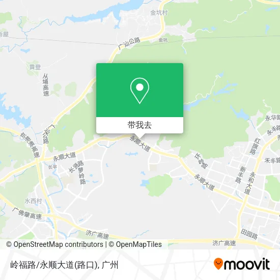 岭福路/永顺大道(路口)地图