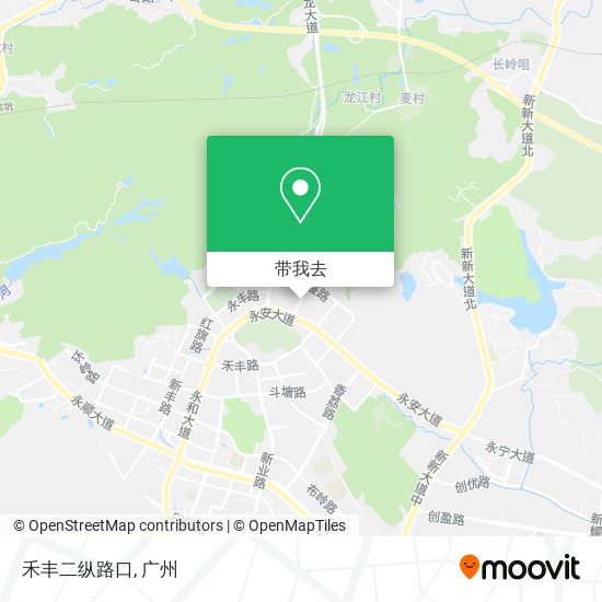 禾丰二纵路口地图