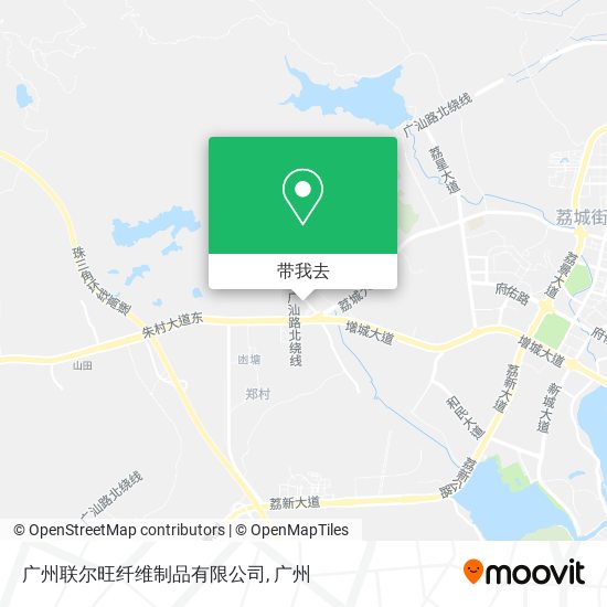 广州联尔旺纤维制品有限公司地图