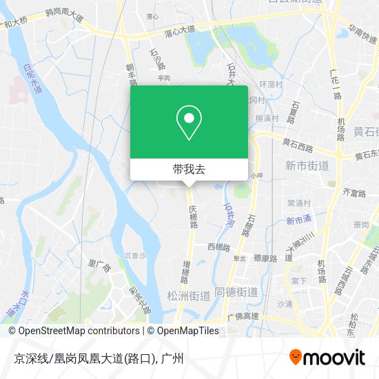 京深线/凰岗凤凰大道(路口)地图