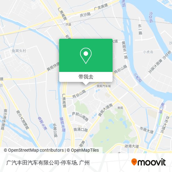 广汽丰田汽车有限公司-停车场地图