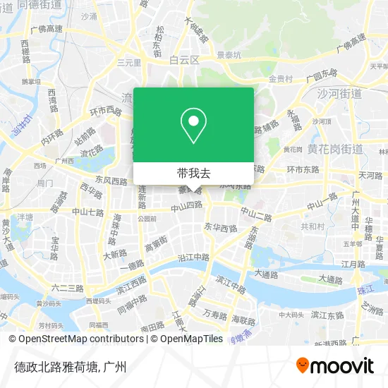 德政北路雅荷塘地图