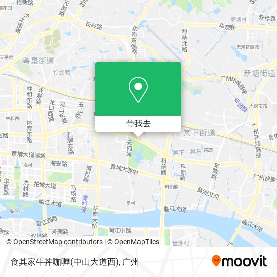 食其家牛丼咖喱(中山大道西)地图