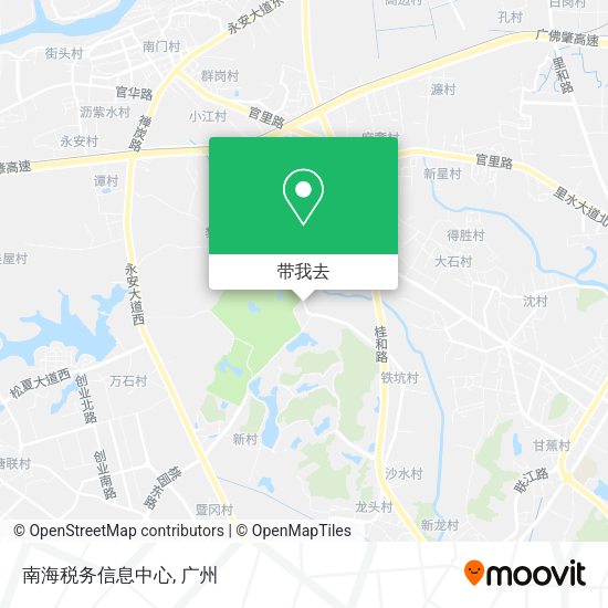 南海税务信息中心地图