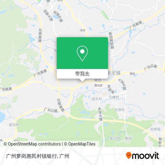 广州萝岗惠民村镇银行地图