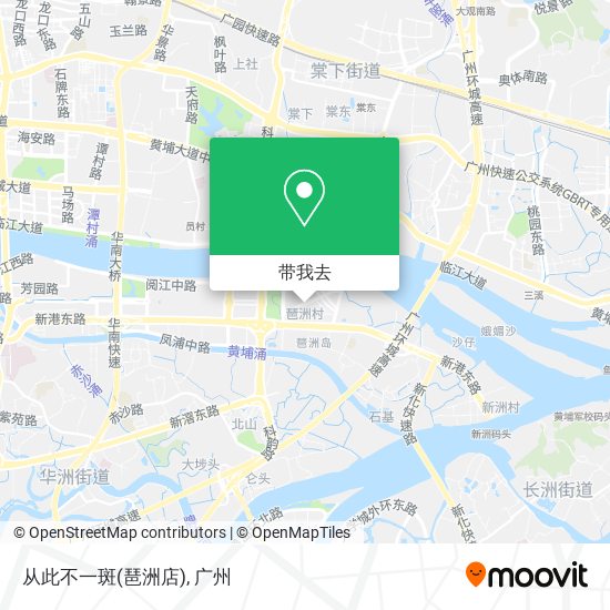 从此不一斑(琶洲店)地图