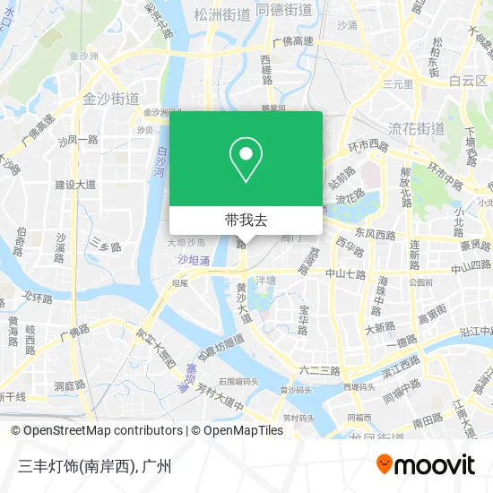 三丰灯饰(南岸西)地图