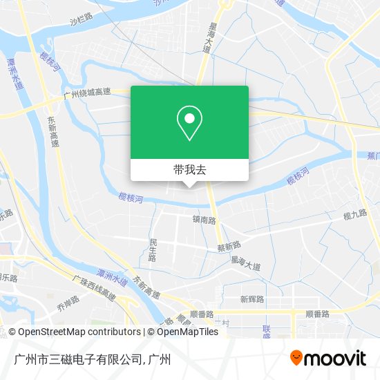 广州市三磁电子有限公司地图