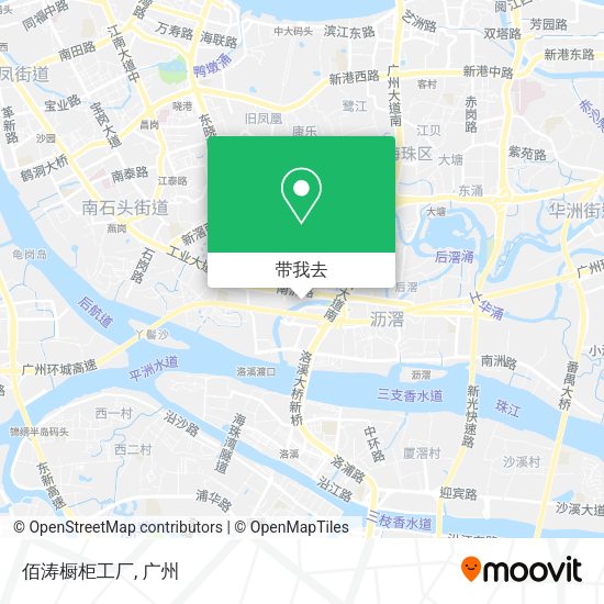 佰涛橱柜工厂地图