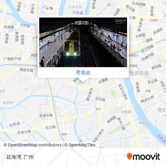 花海湾地图