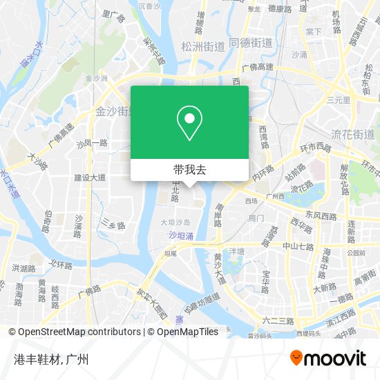 港丰鞋材地图