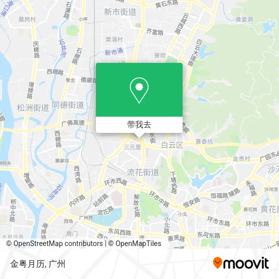 金粤月历地图